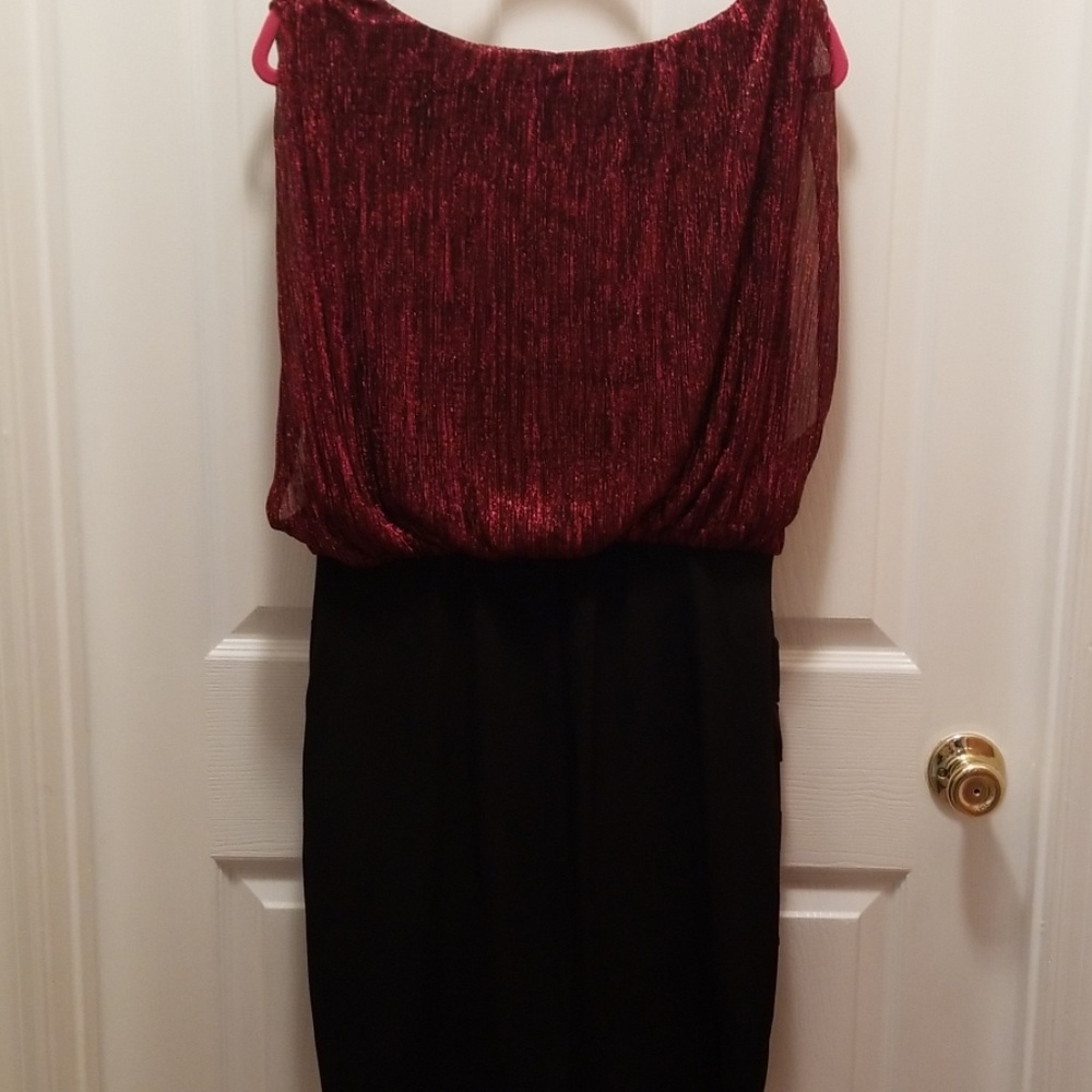 Red and Black Dress - Picture 4 of 4